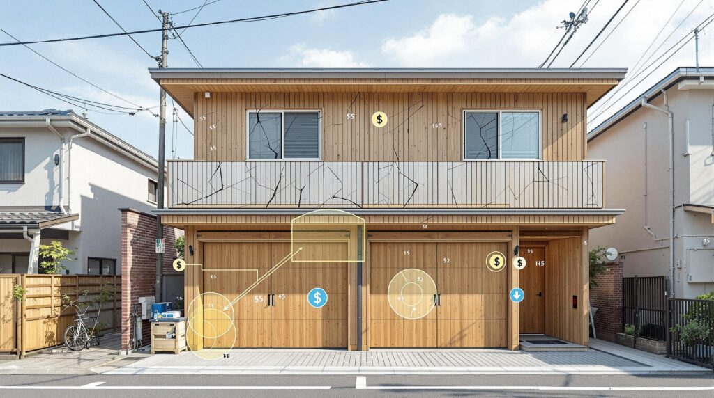 ガレージハウス賃貸の主なデメリット